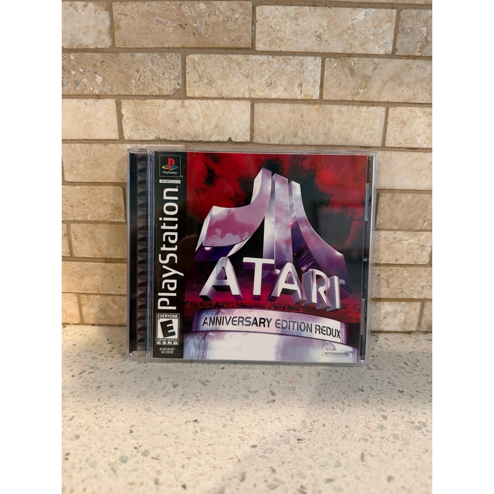 Atari Anniversary Edition Redux Sony PlayStation PS1 Complete Tested Retro Arcad